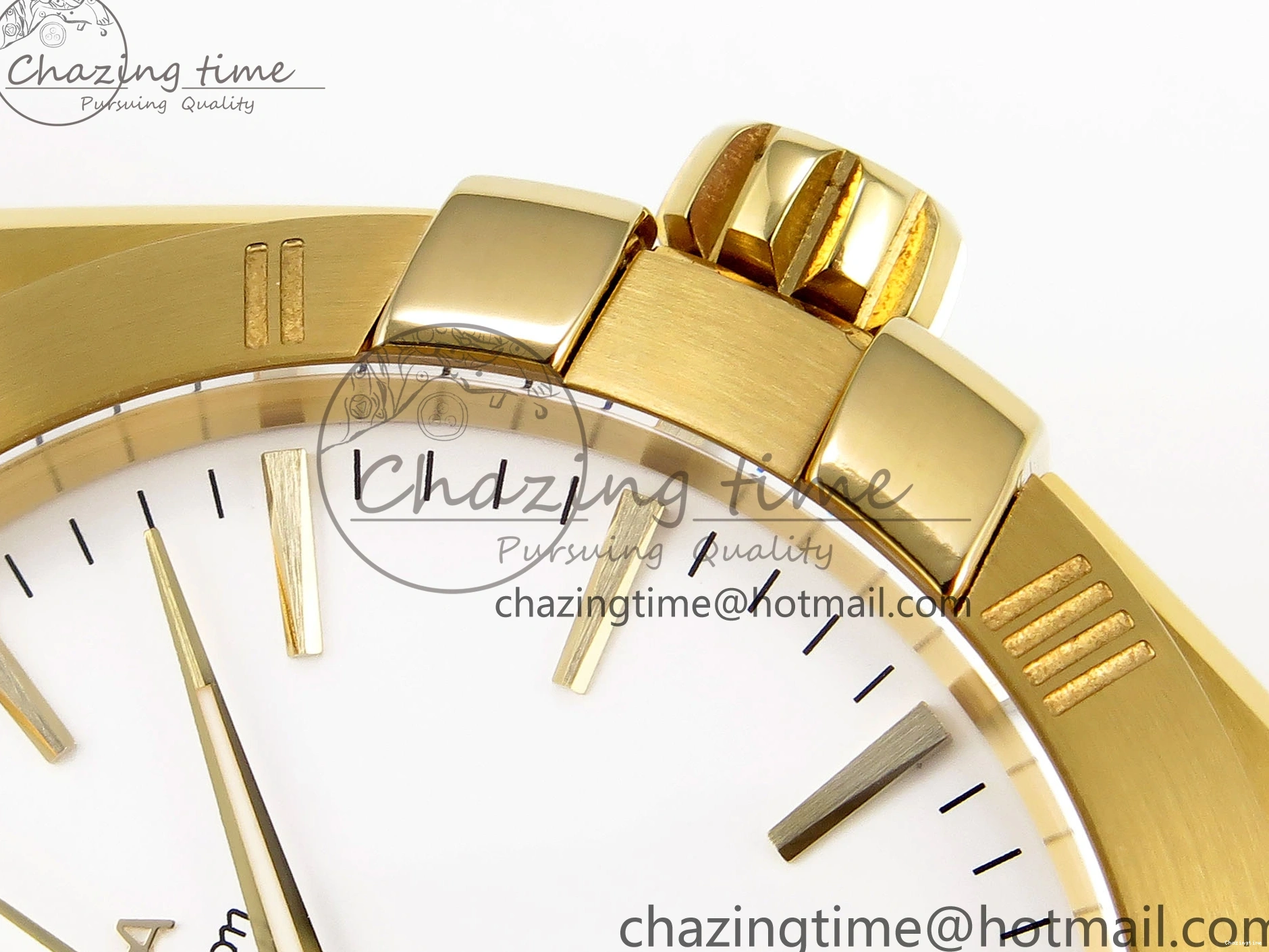 0303 Constellation 39mm YG ASWF 1:1 Best Edition White Dial on YG Bracelet A Casual 7780